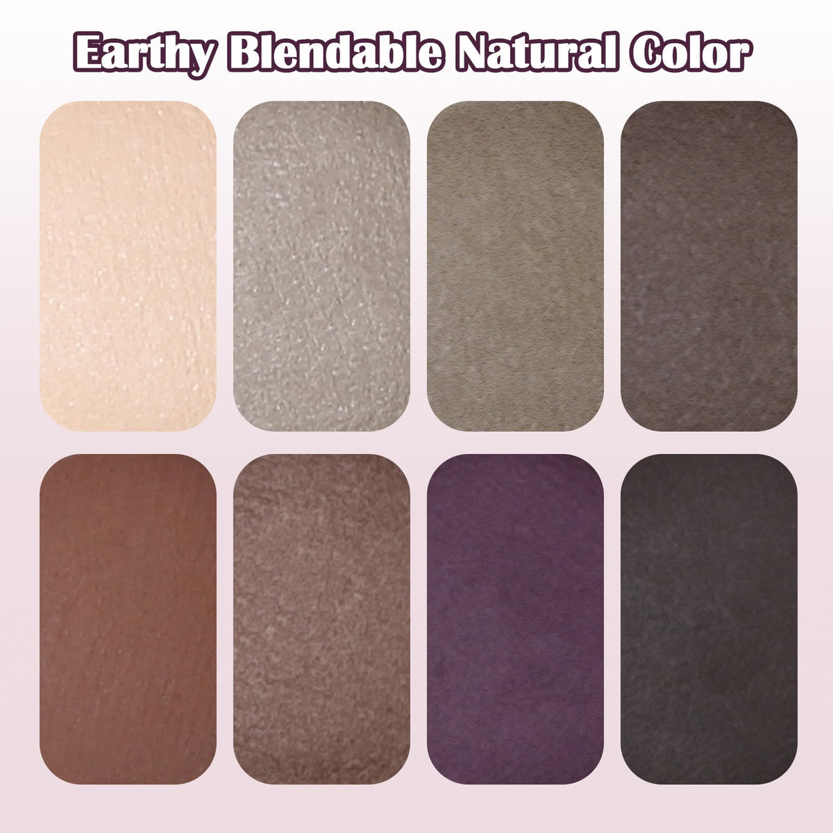 8 Color Nude Smokey Baked Matte Eyeshadow Palette Y72296