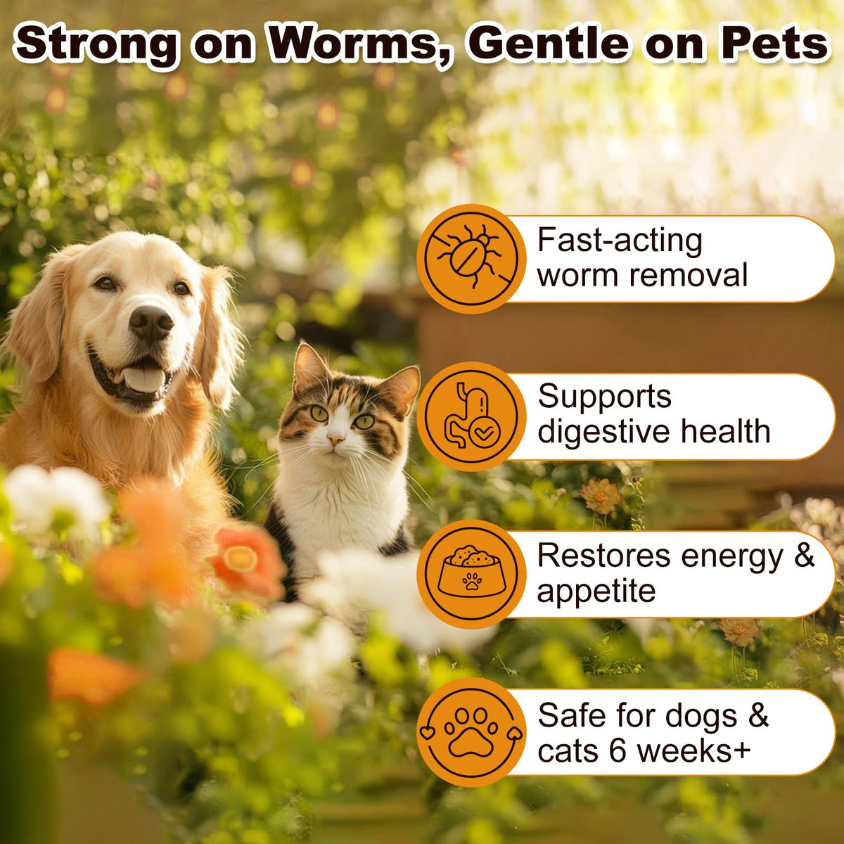 7 Way Dewormer Flavored Chewables for Dogs & Cats, 50 Count R84211