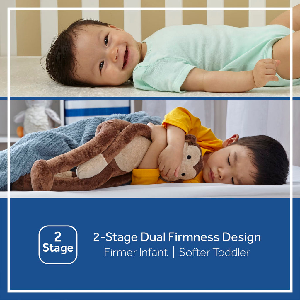 2 Stage Waterproof Crib Mattress O32612
