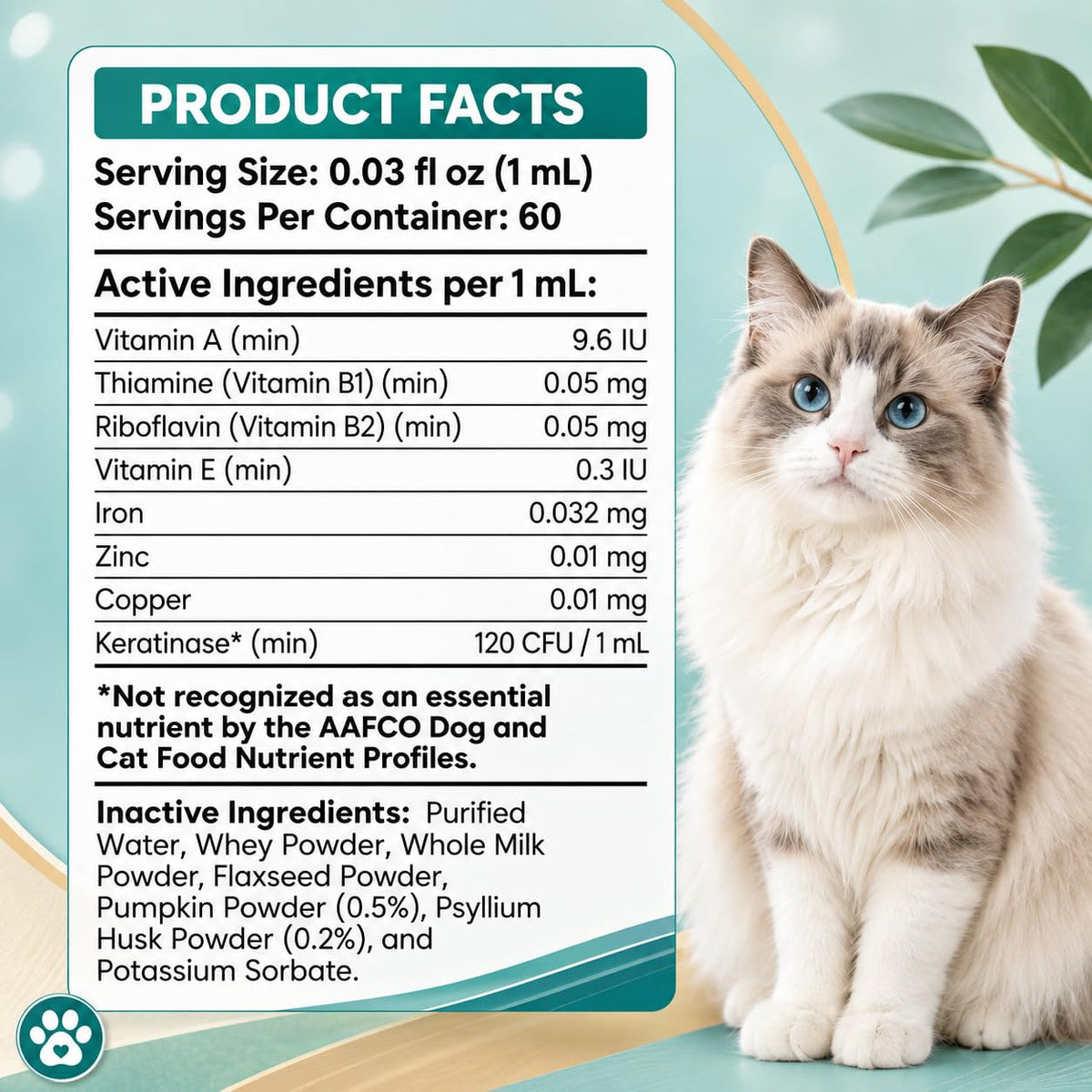 Cat Hairball Remedy Drops O956