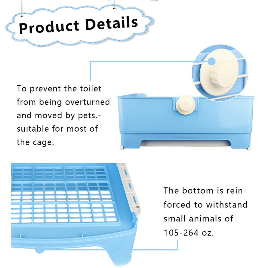 Plastic Rabbit Litter Box with Drawer Y2648