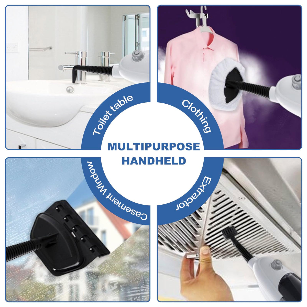10-in-1 Detachable Handheld Steam Mop Cleaner M276
