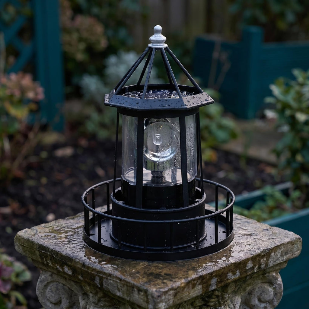 Solar Revolving Lighthouse Light K68773