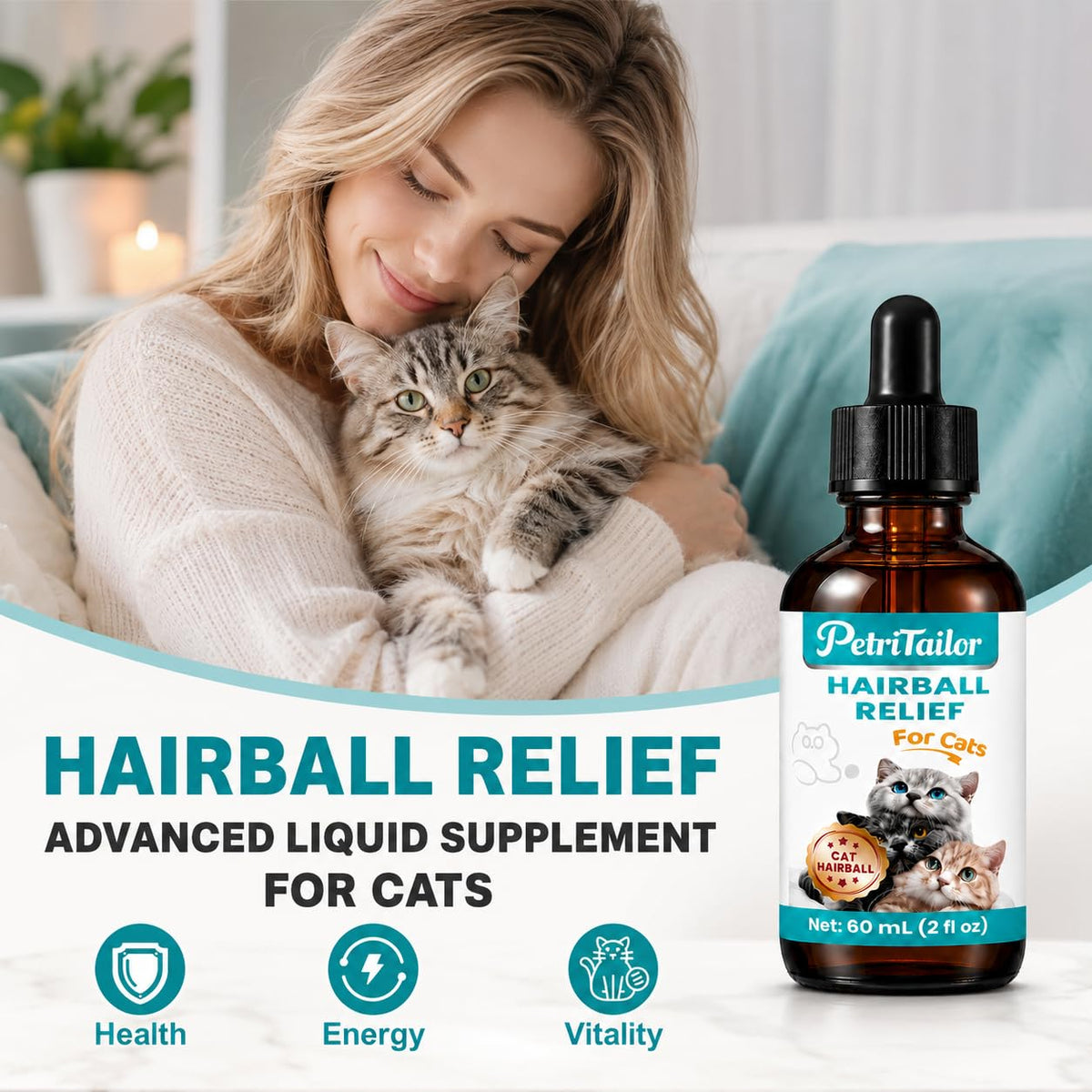 Cat Hairball Remedy Drops O956
