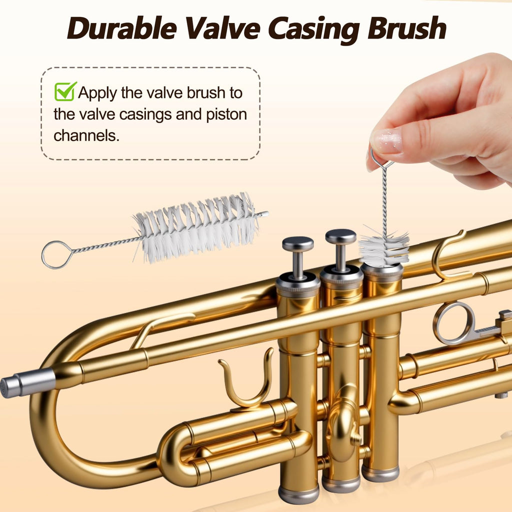 10 Pieces Trumpet Cleaning Kit J994