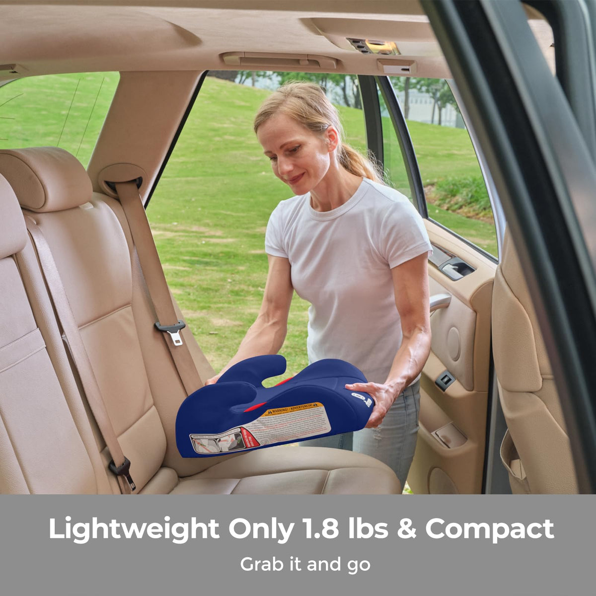 Backless Booster Car Seat, 40-100 lbs M864