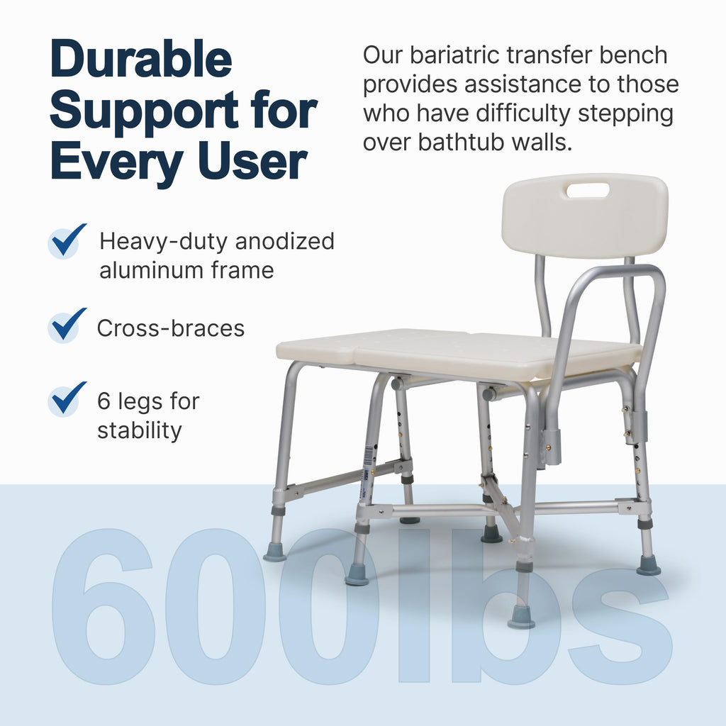 Heavy-Duty Bariatric Tub Transfer Bench Q210