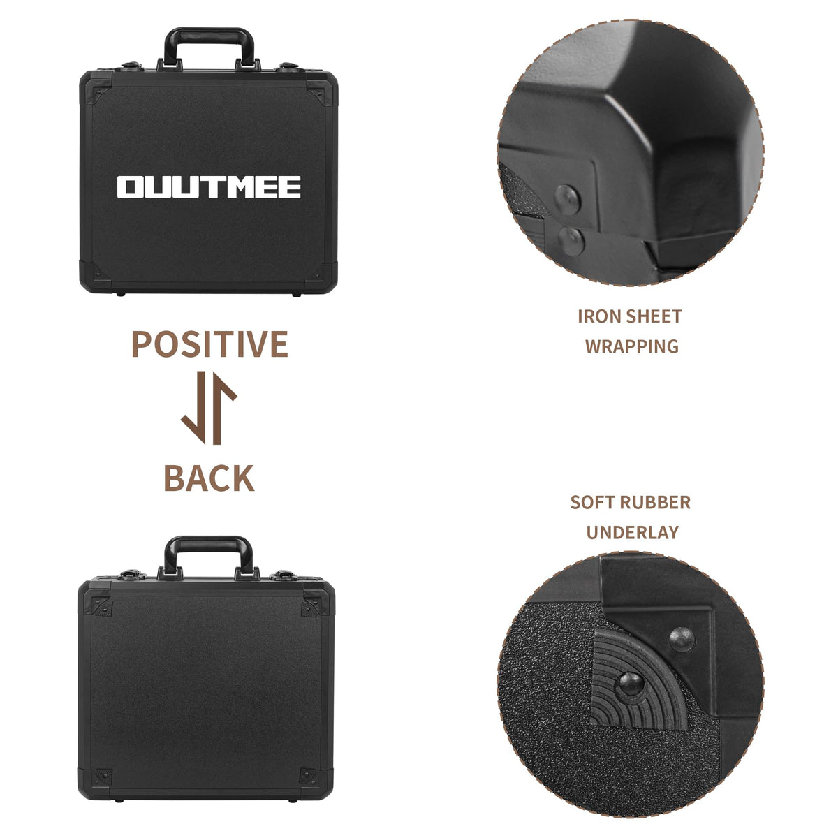 12 Inch Hard Shell Carrying Case with Pre-Diced Foam Y5296