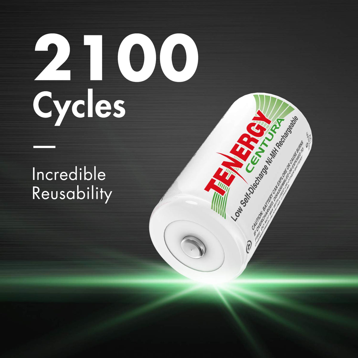 Rechargeable C Batteries and Universal Battery Charger F5100