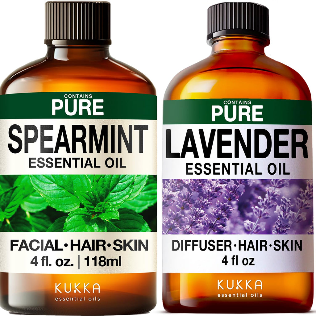Spearmint & Lavender Essential Oil Set 2x4 fl oz Z79985