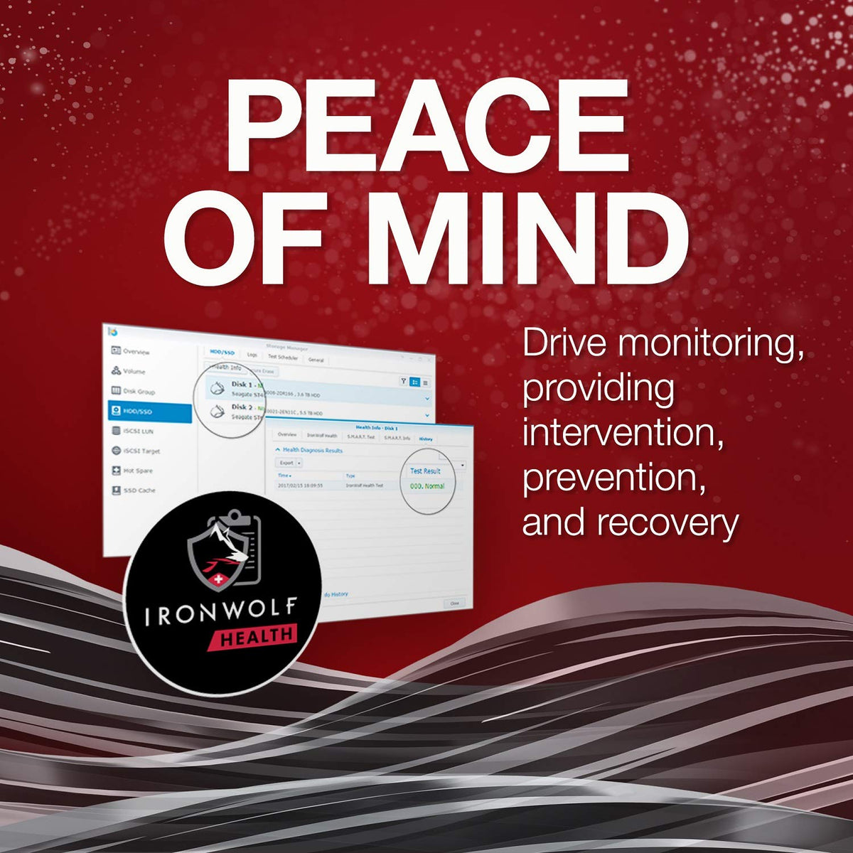 4TB NAS Internal Hard Drive HDD – 3.5 Inch SATA 7200 RPM H8703
