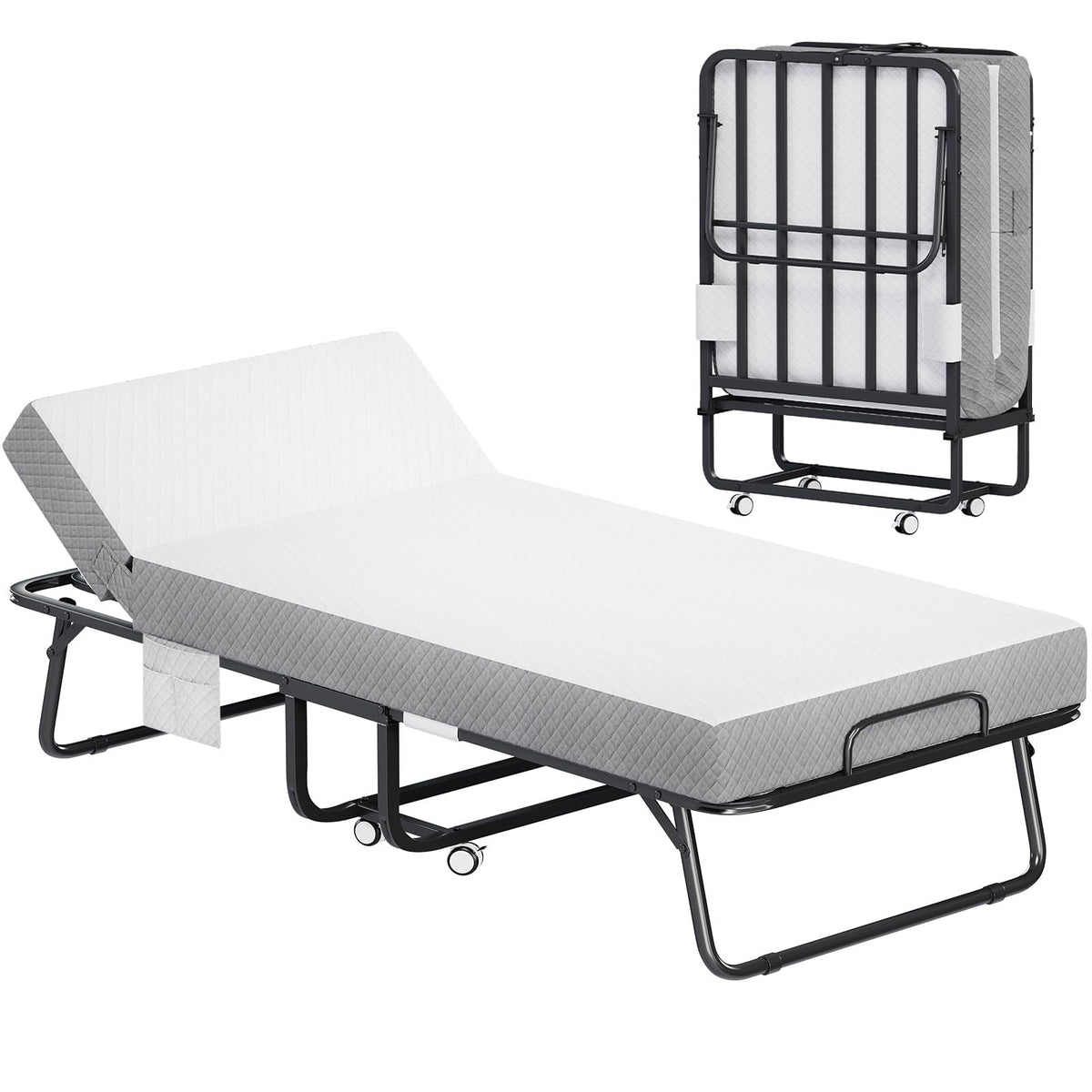 Adjustable Folding Bed with Mattress H542