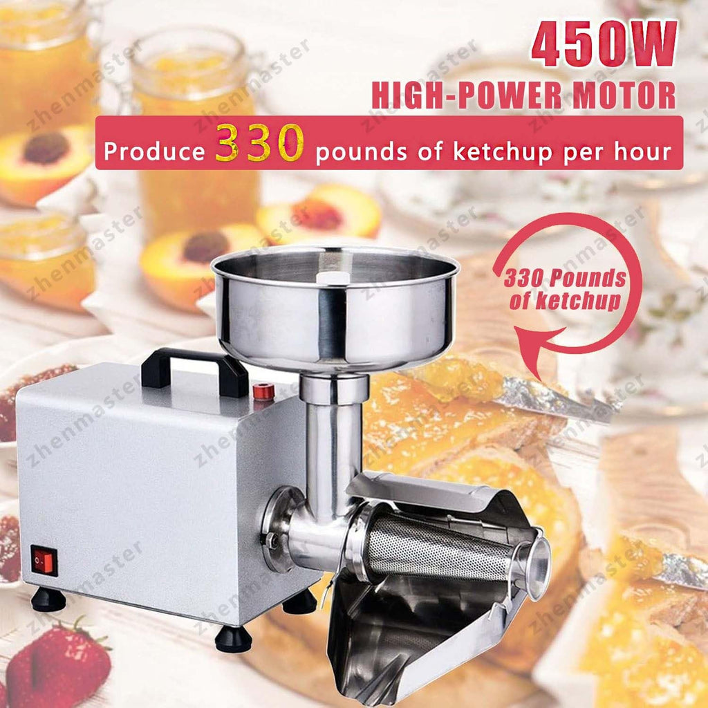 450W Electric Stainless Steel Tomato Strainer K764193