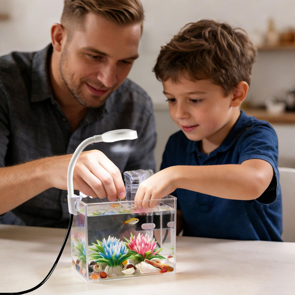 Small Aquarium with LED Lights G421