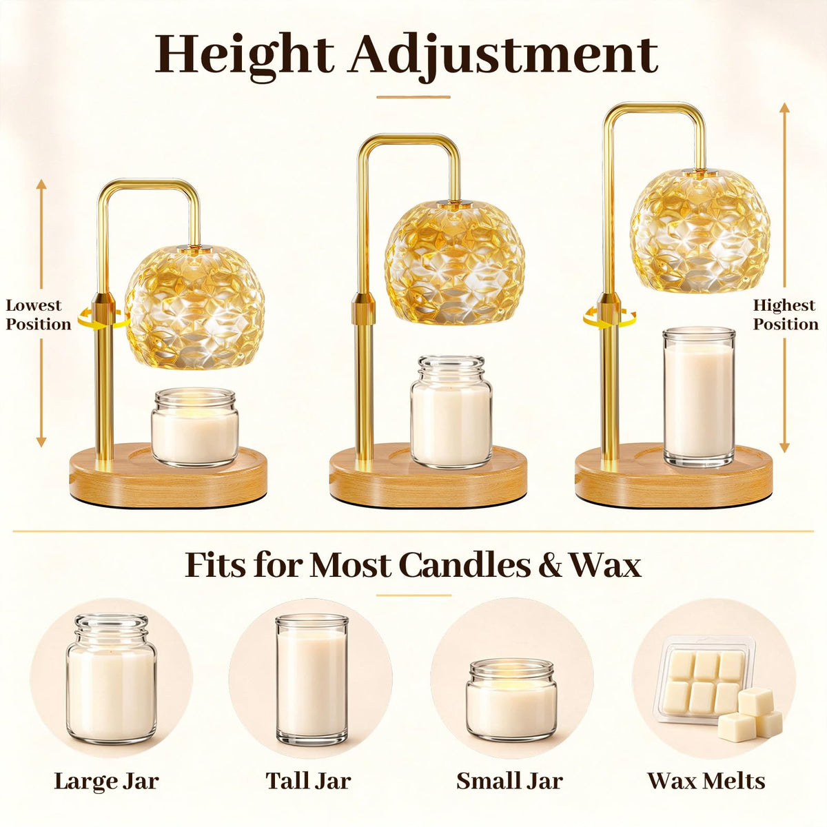 Candle Warmer Lamp with Timer K928800