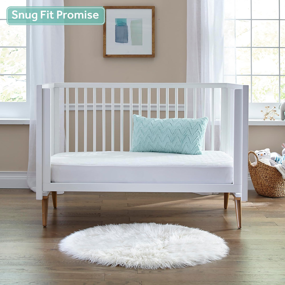 2 Stage Waterproof Crib Mattress O32612