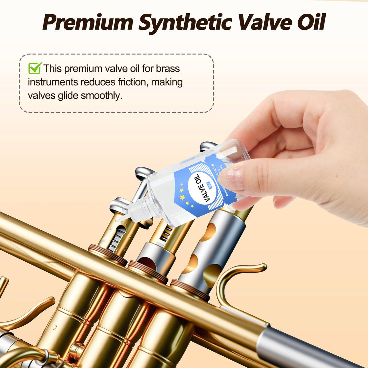10 Pieces Trumpet Cleaning Kit J994
