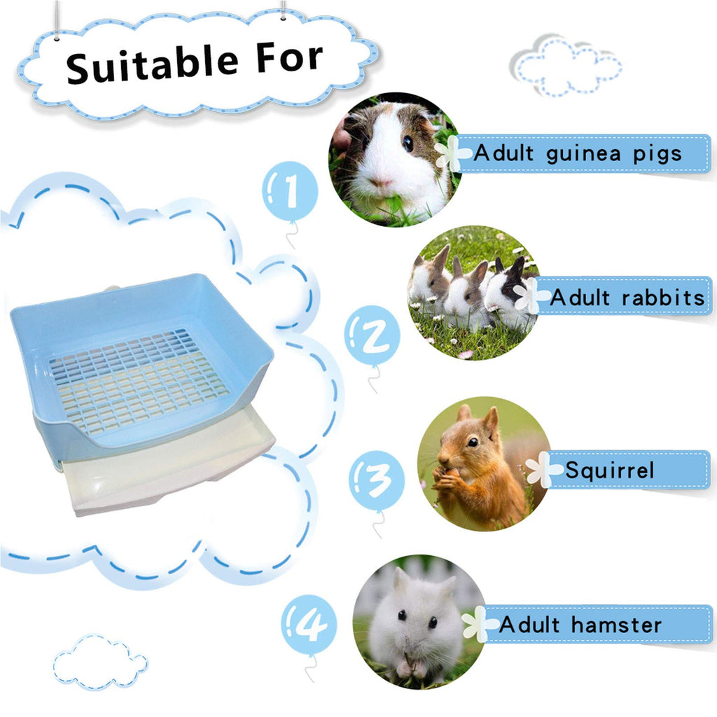 Plastic Rabbit Litter Box with Drawer Y2648