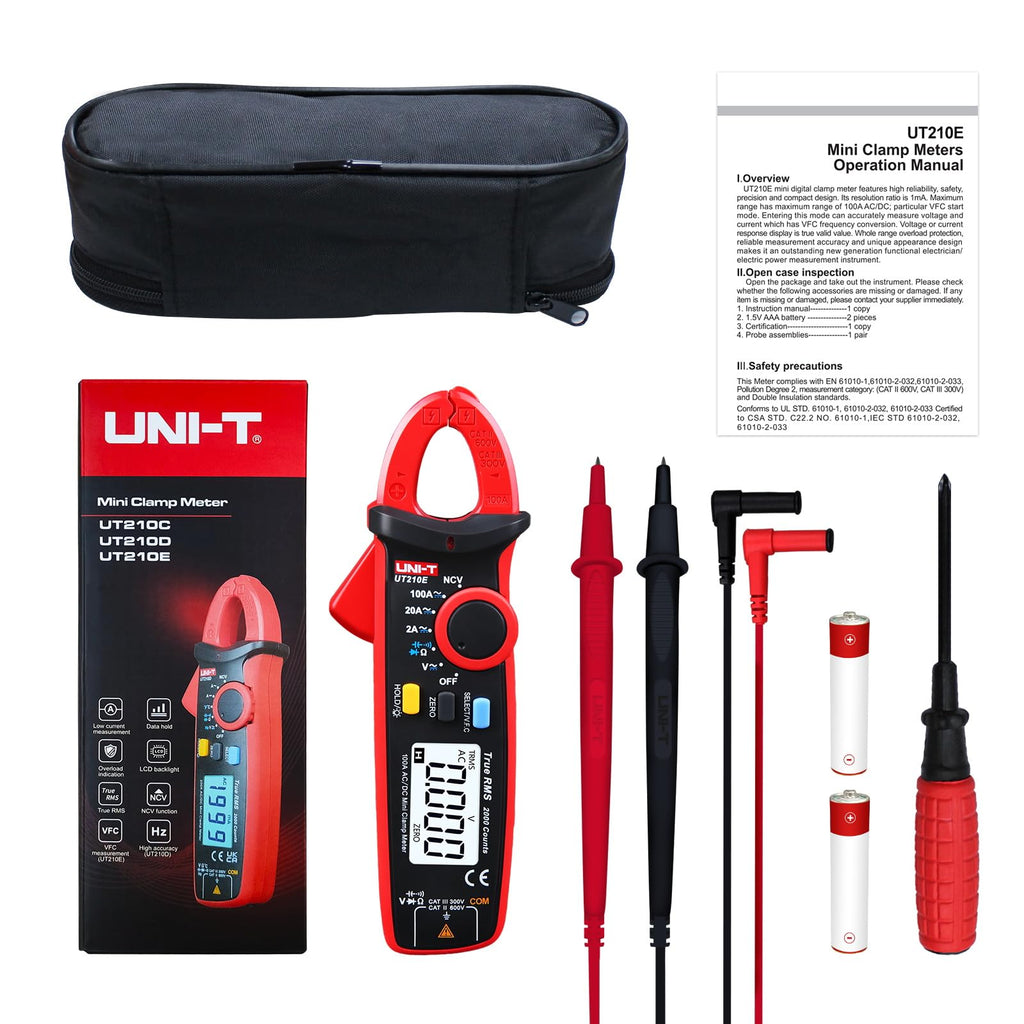 Mini Digital Clamp Meter & Phillips Screwdriver B539559