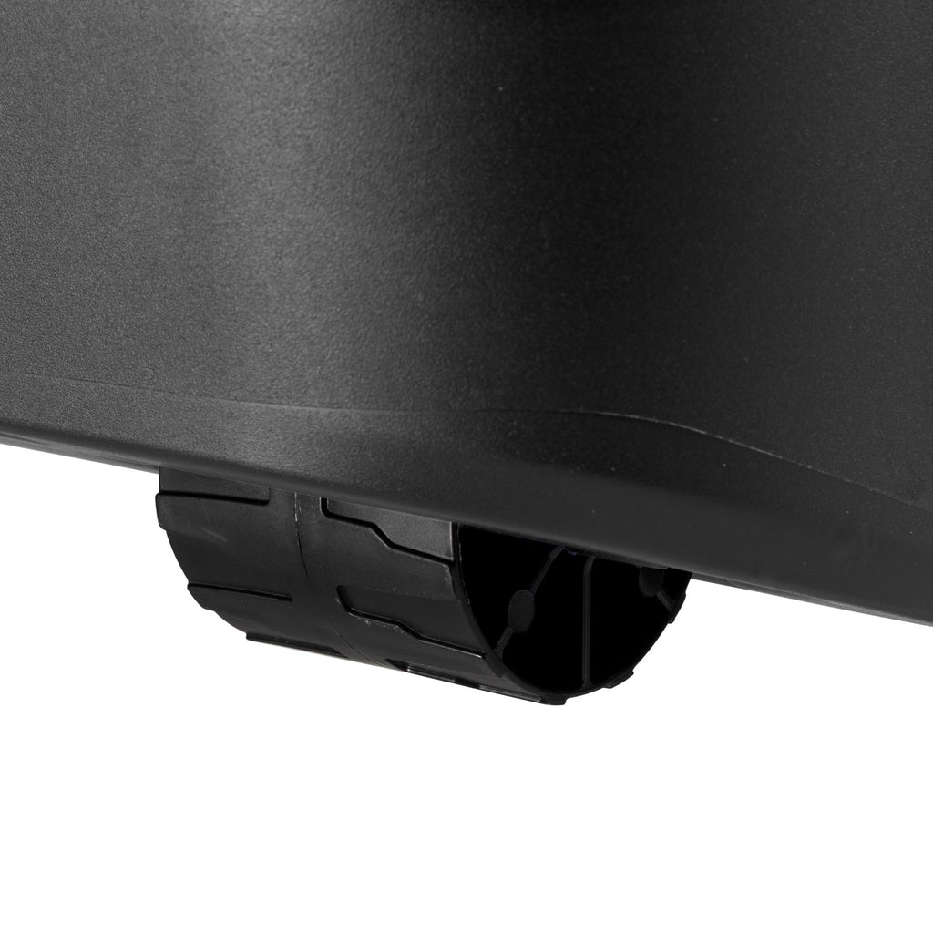Black Wheeled Lockable Footlocker I5318