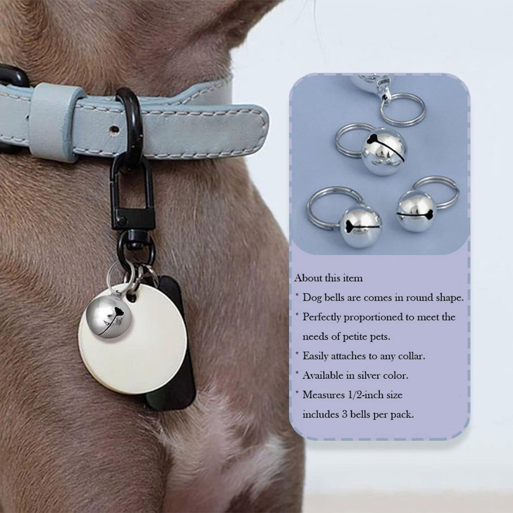 3 Pack Stainless Steel Pet Bells N7946