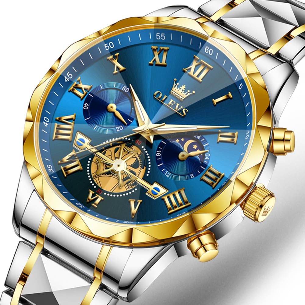 Automatic Moon Phase Dress Wristwatch R517