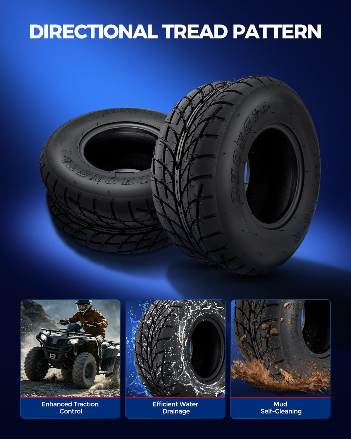 All-Terrain Tires 19x7-8 Set 2 R499
