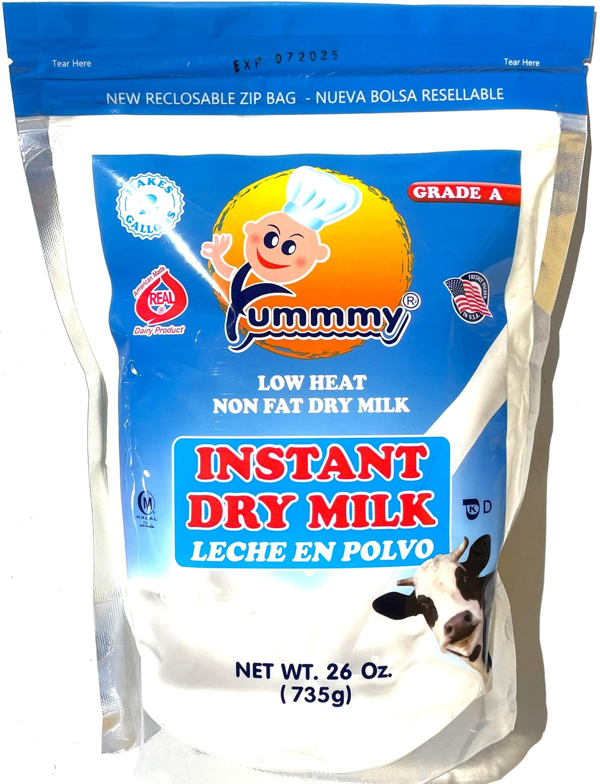 Nonfat Powdered Dry Milk 26 oz I52769