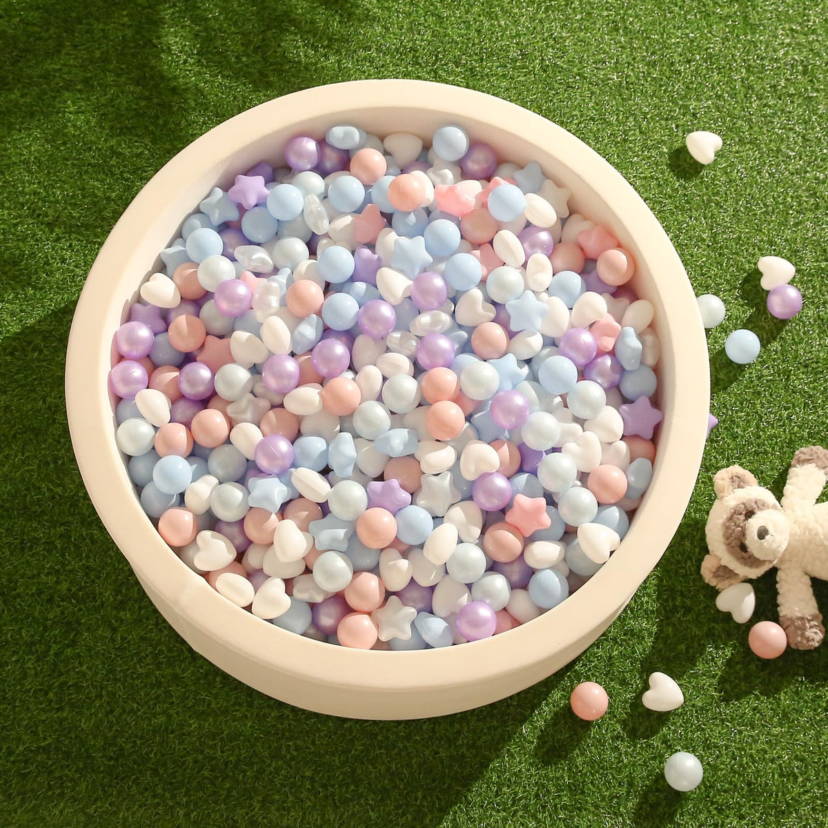 Pink Green Blue White Gray Ball Pit Balls Q457