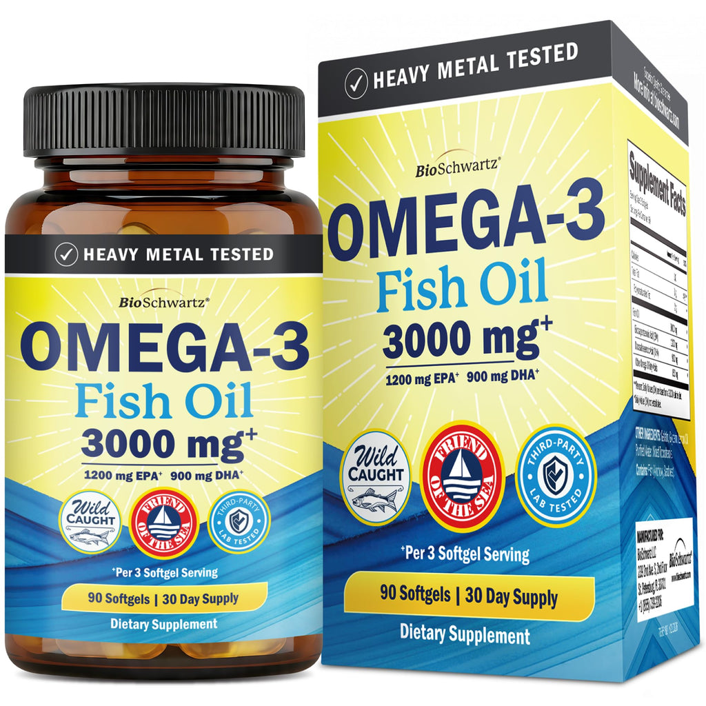 Omega 3 Fish Oil 3000mg 90 Softgels D268075