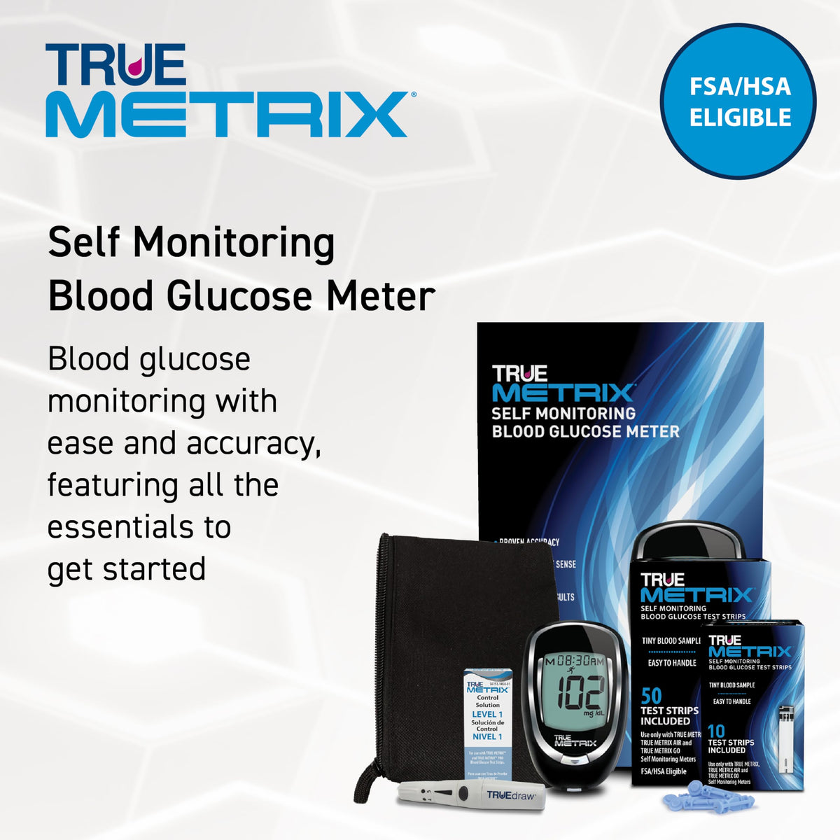 Blood Glucose Monitor Testing Supplies F8184