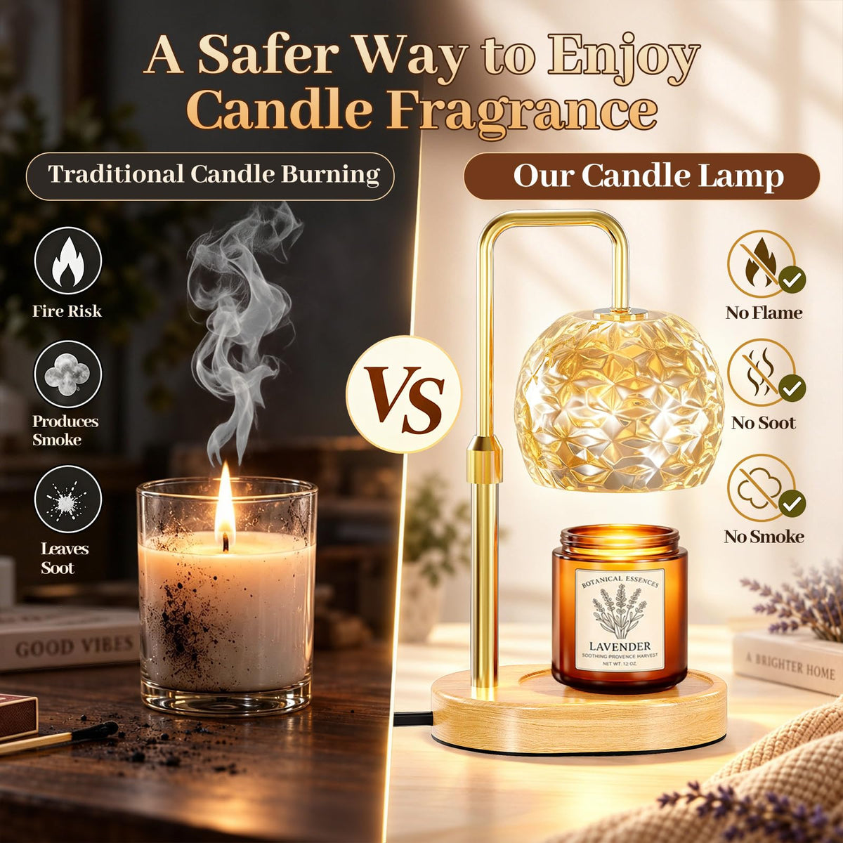 Candle Warmer Lamp with Timer K928800