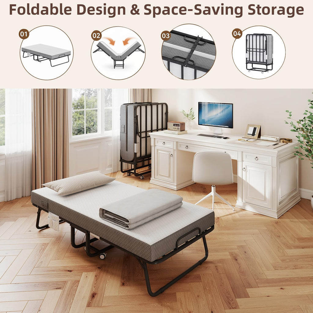 Adjustable Folding Bed with Mattress H542