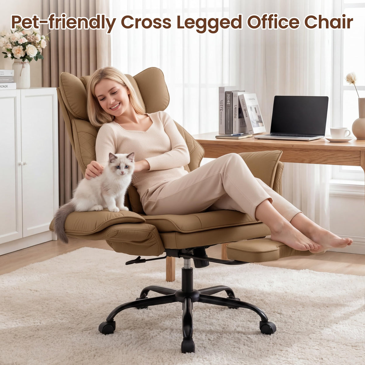 Criss Cross Chair with Flip Armrests L56119