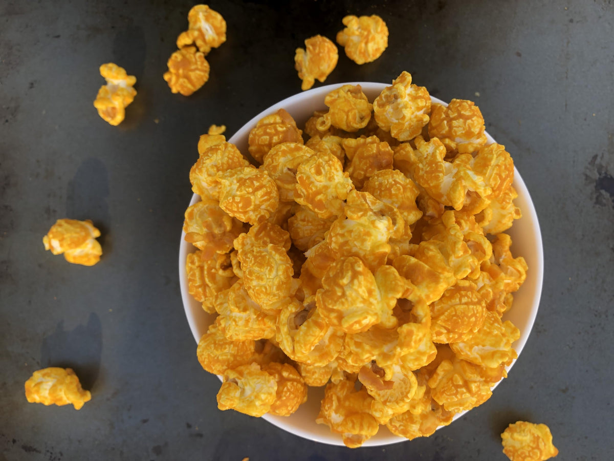 Cheddar Cheese Popcorn 1-Gallon Reusable Plastic Container A87672