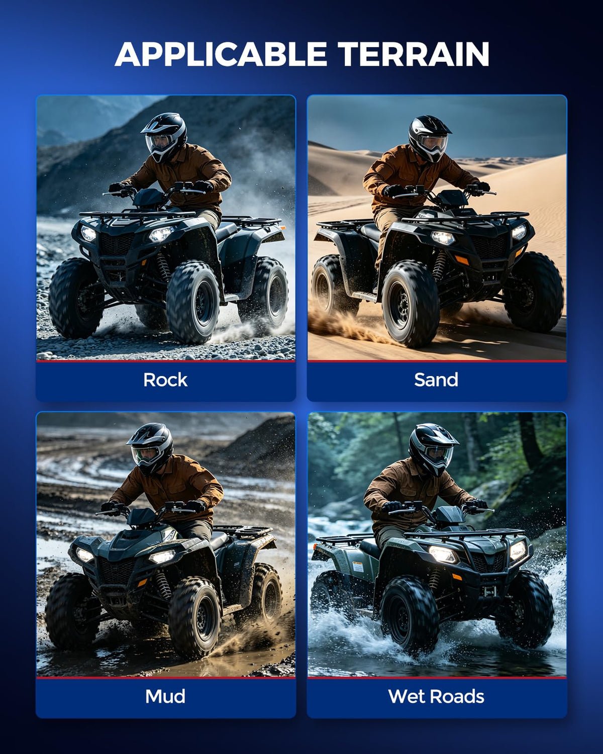All-Terrain Tires 19x7-8 Set 2 R499