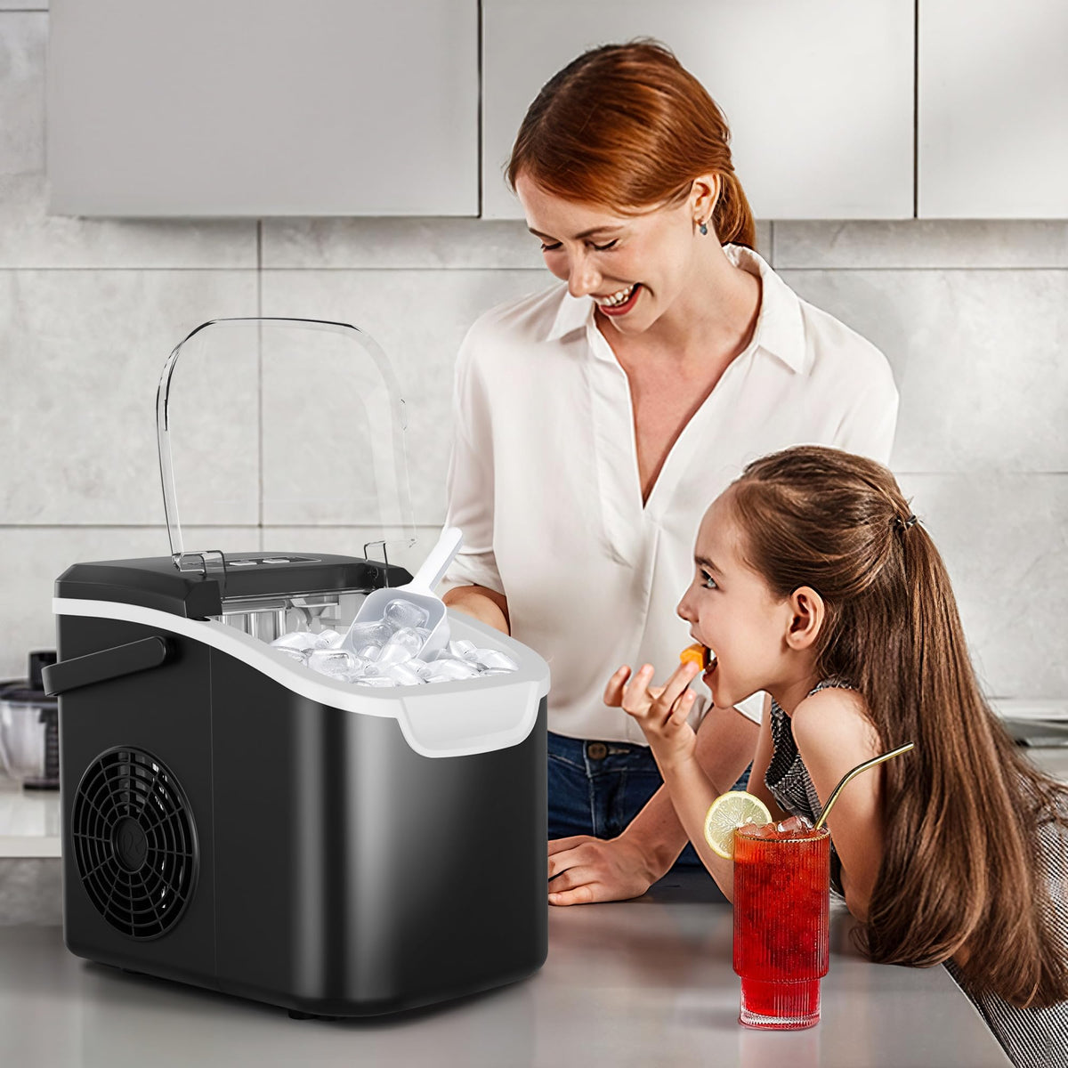 Black Countertop Ice Maker F822240