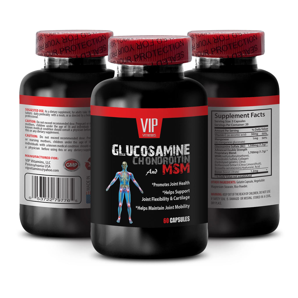 MSM Glucosamine Chondroitin Capsules 180 Tablets B70345