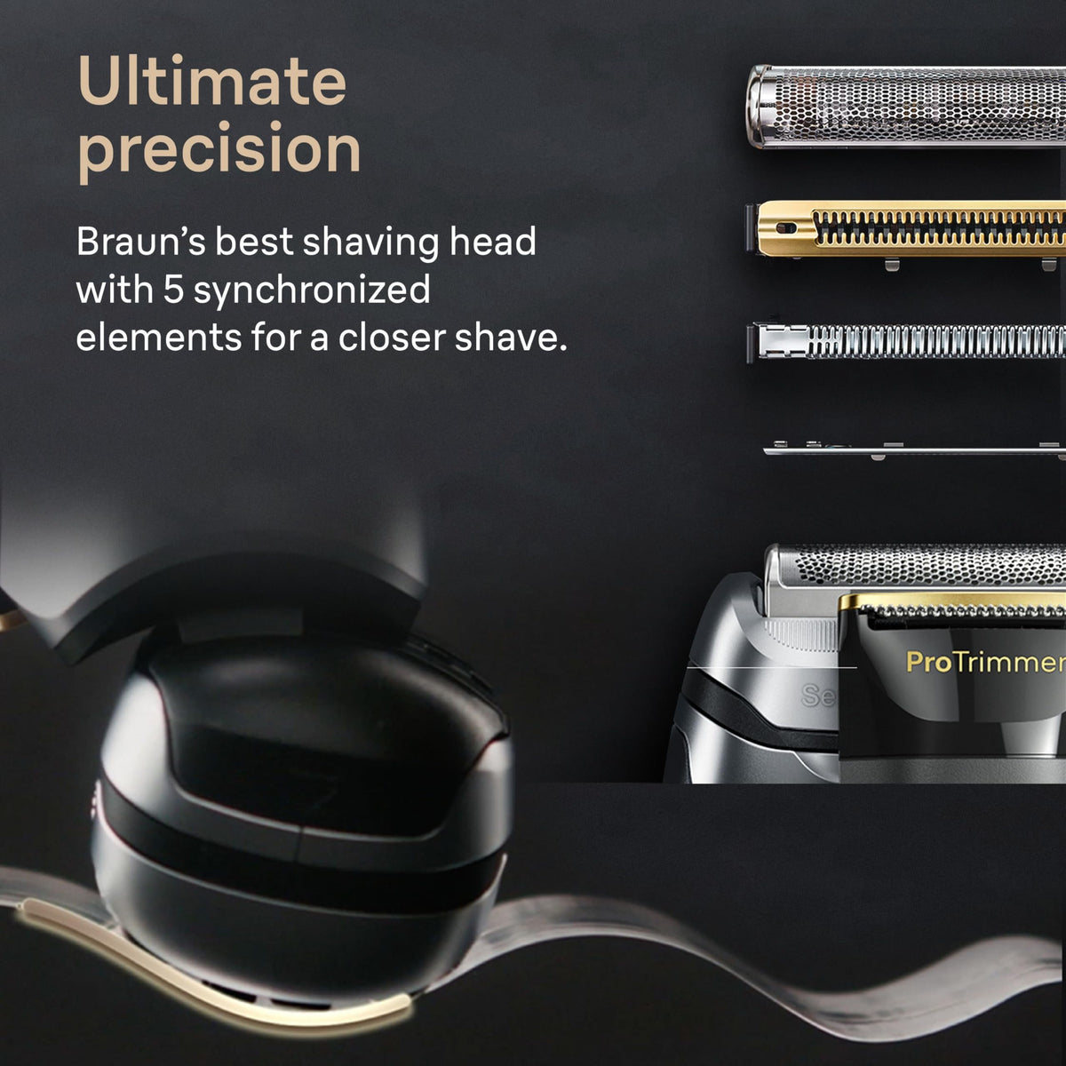 Electric Shaver with 5 Pro Shave Elements C656