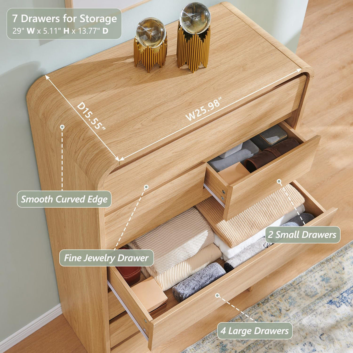 7 Drawer Dresser J135346