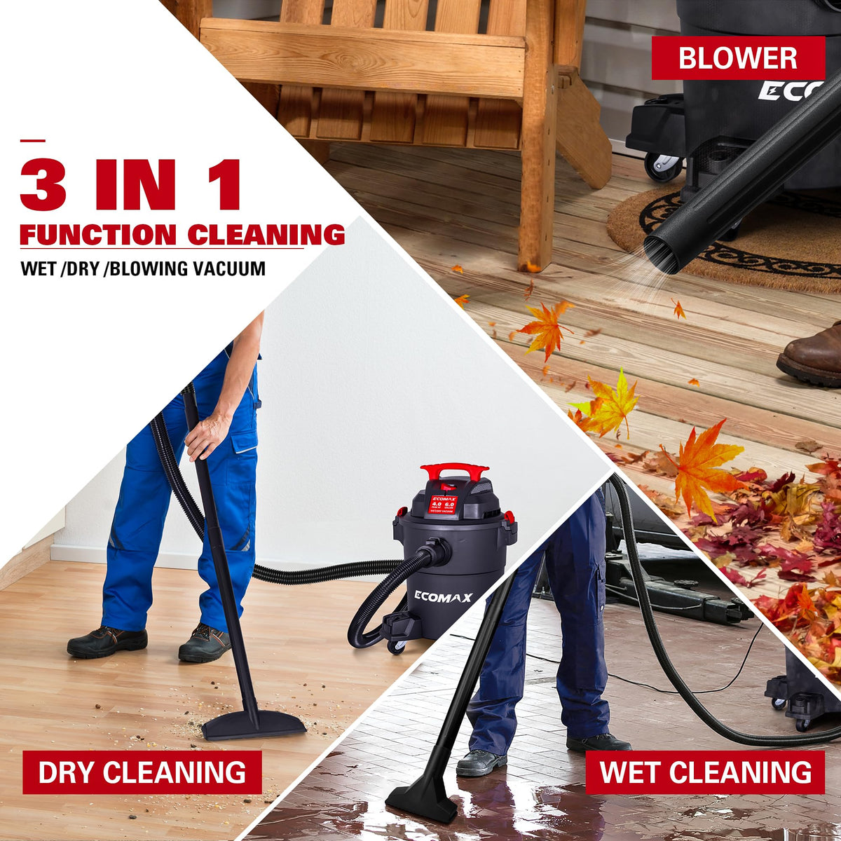 6 Gallon 4 HP Wet Dry Shop Vac C825