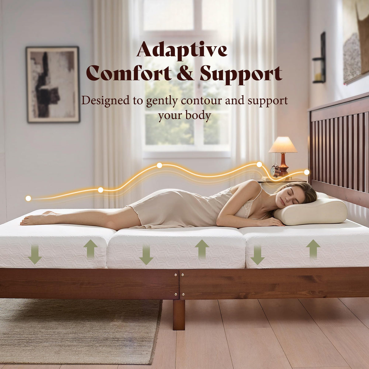 6" Full Tri-Fold Memory Foam Mattress N88644