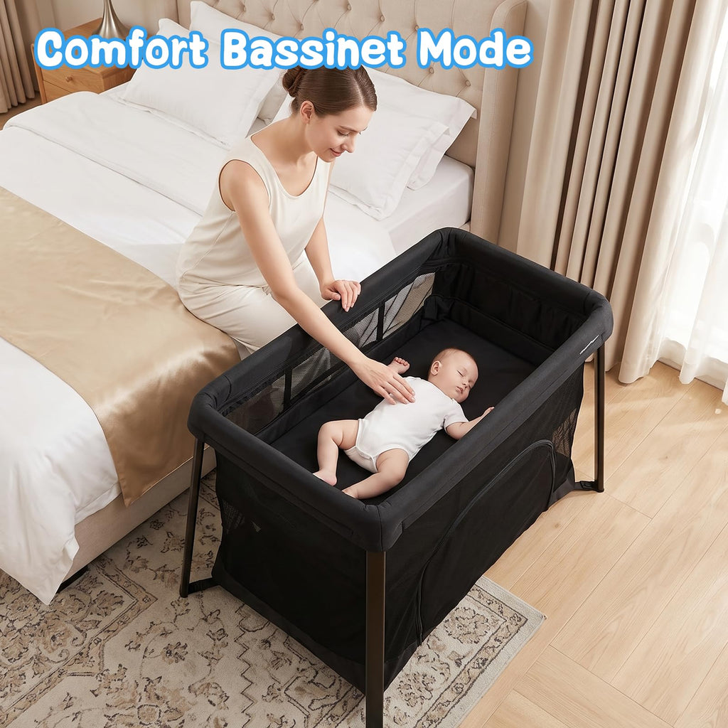 Portable Playpen with Bassinet B4238