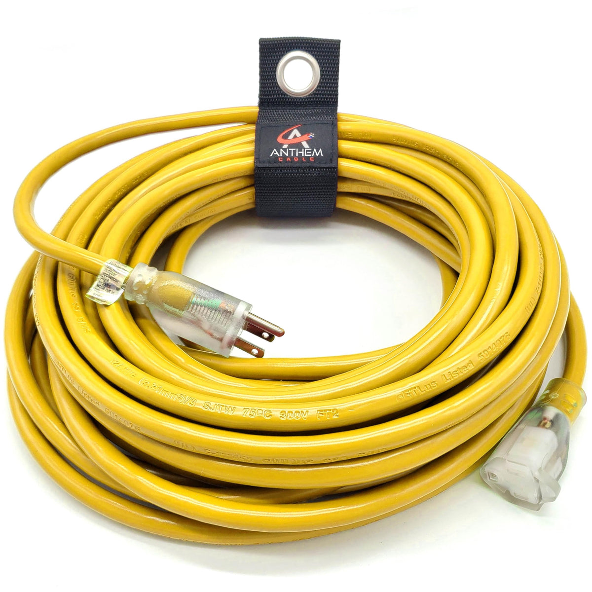 100 ft 12 Gauge Yellow Outdoor Extension Cord E416