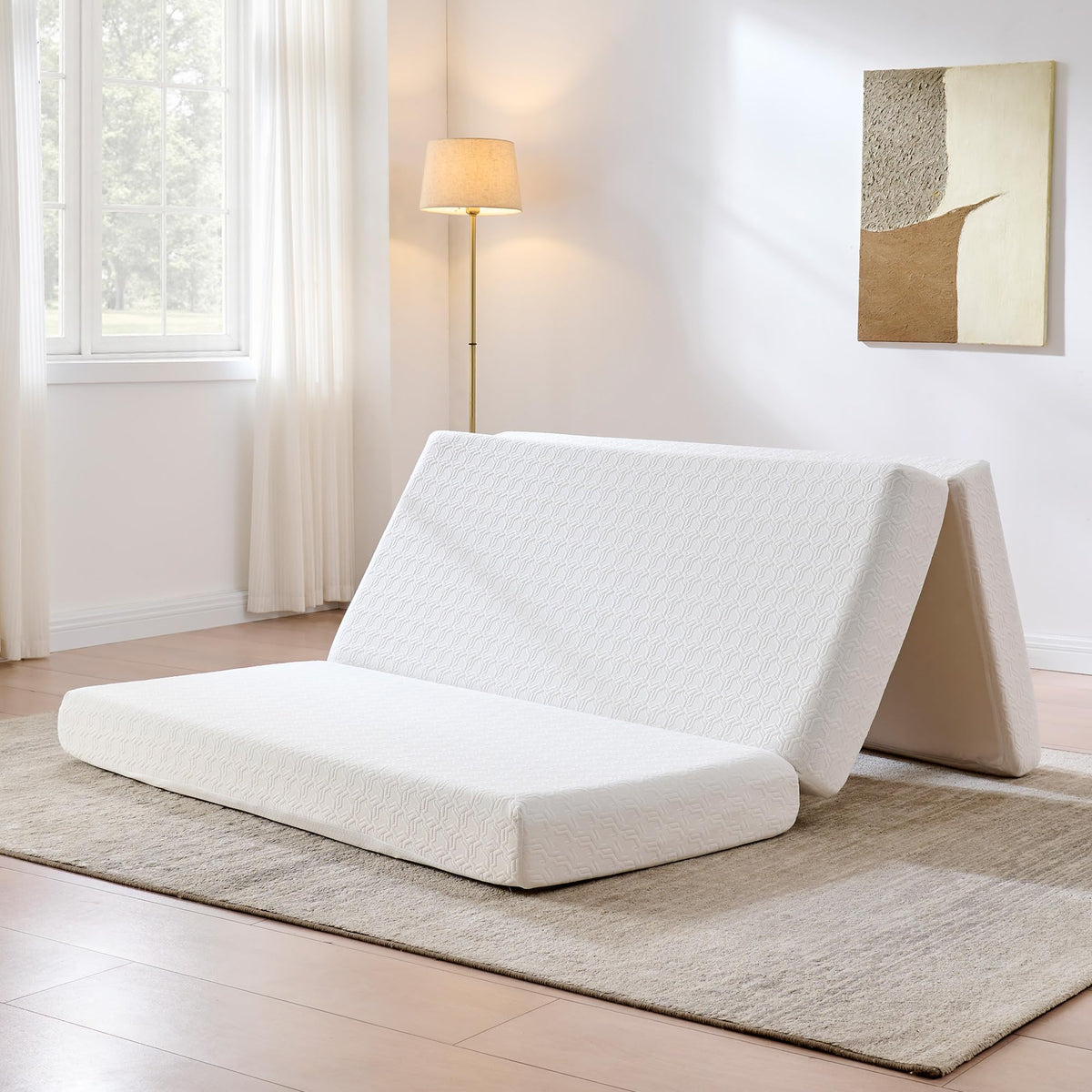 6" Full Tri-Fold Memory Foam Mattress N88644
