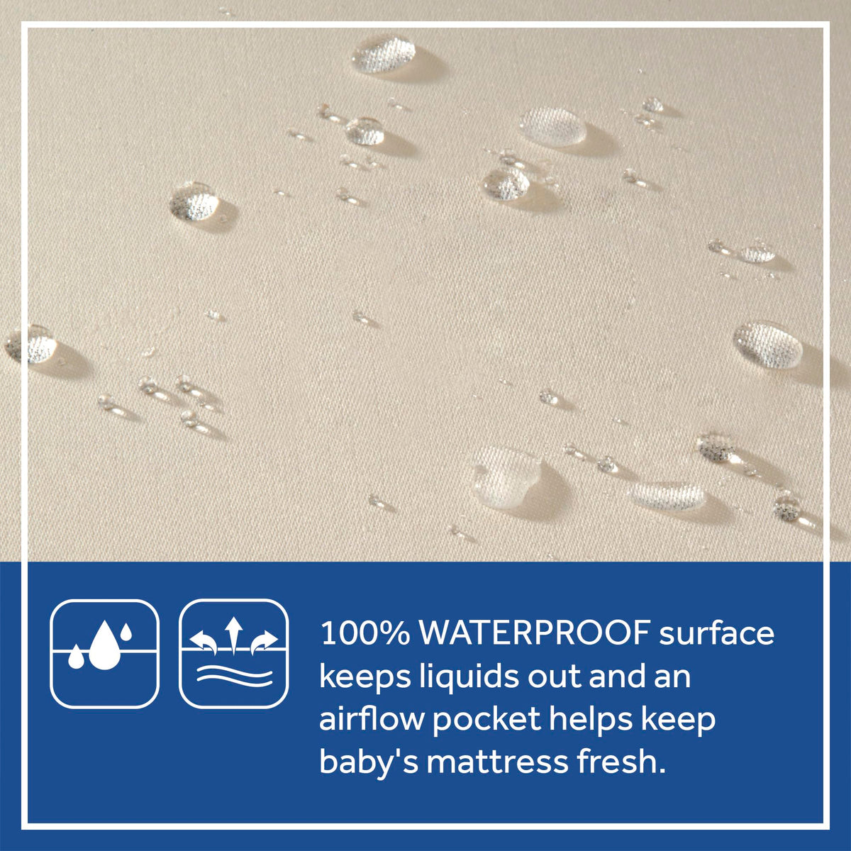 2 Stage Waterproof Crib Mattress O32612