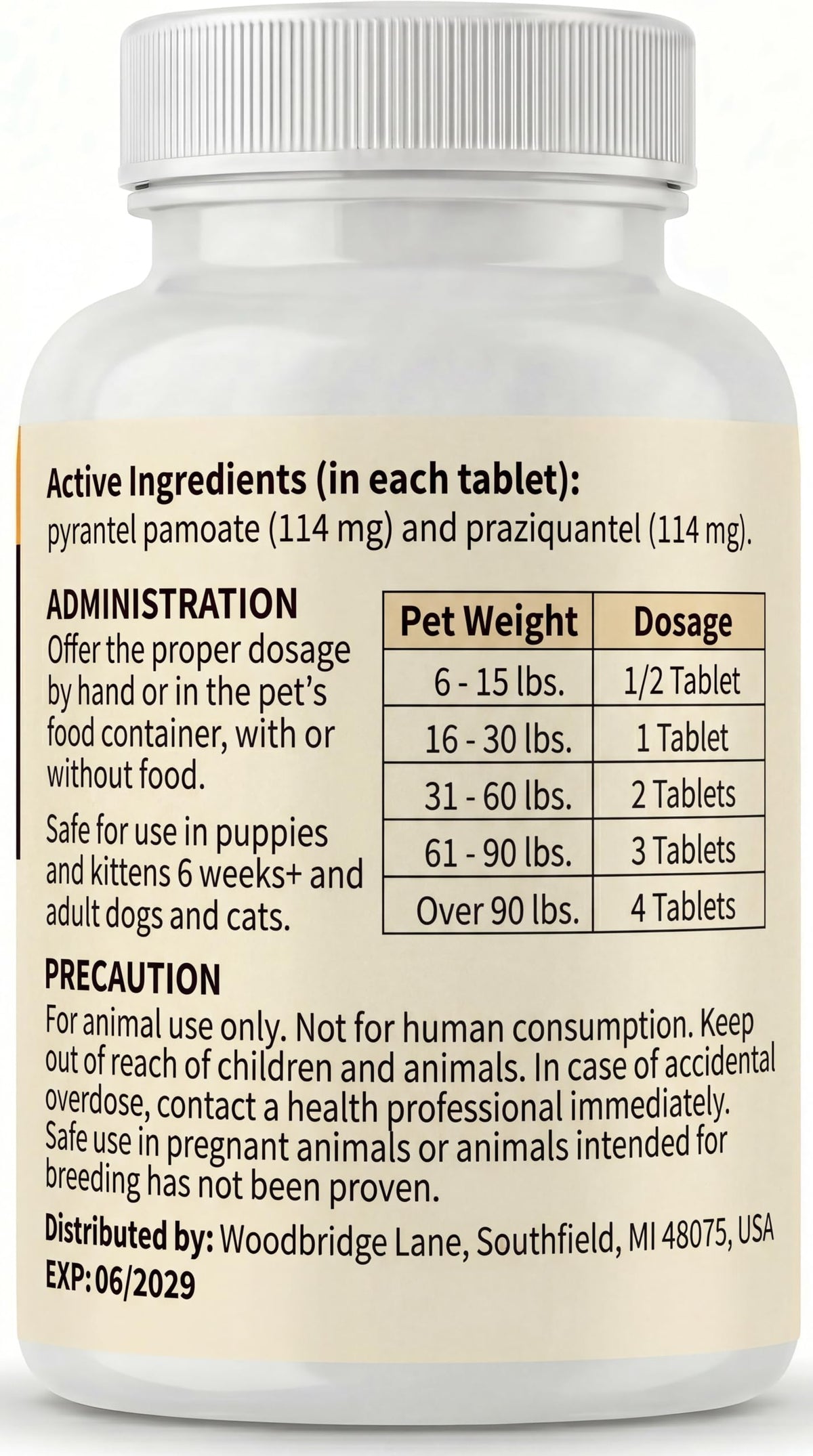 7 Way Dewormer Flavored Chewables for Dogs & Cats, 50 Count R84211