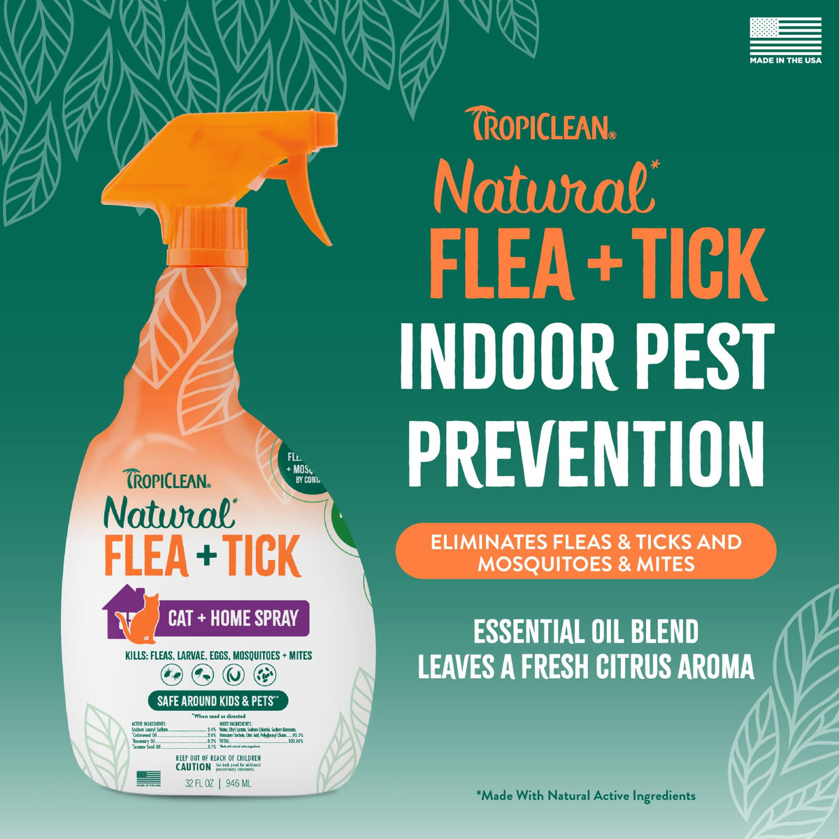 Natural Flea Spray 32oz O400707