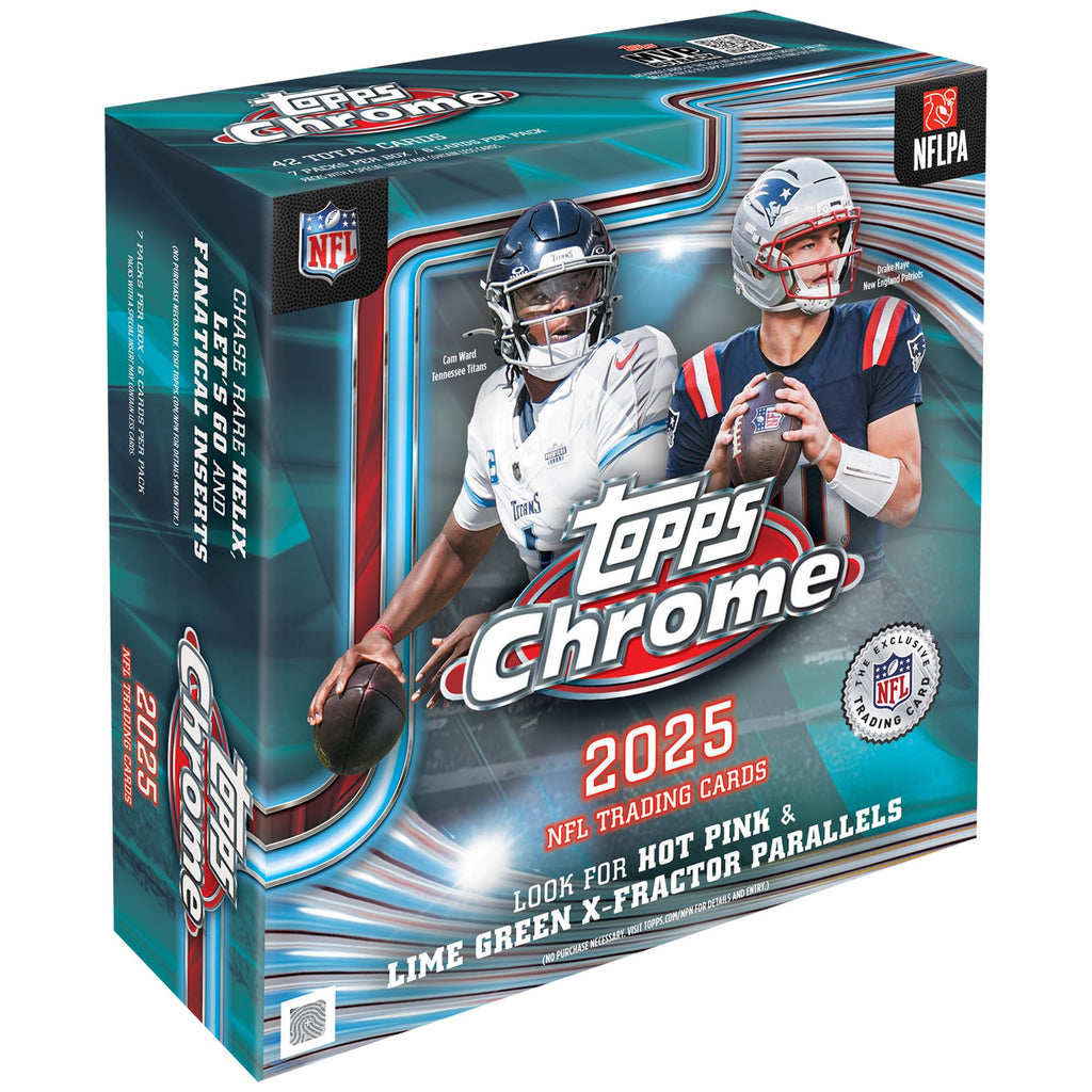 2025 Topps Chrome NFL Football Mega Box L31064