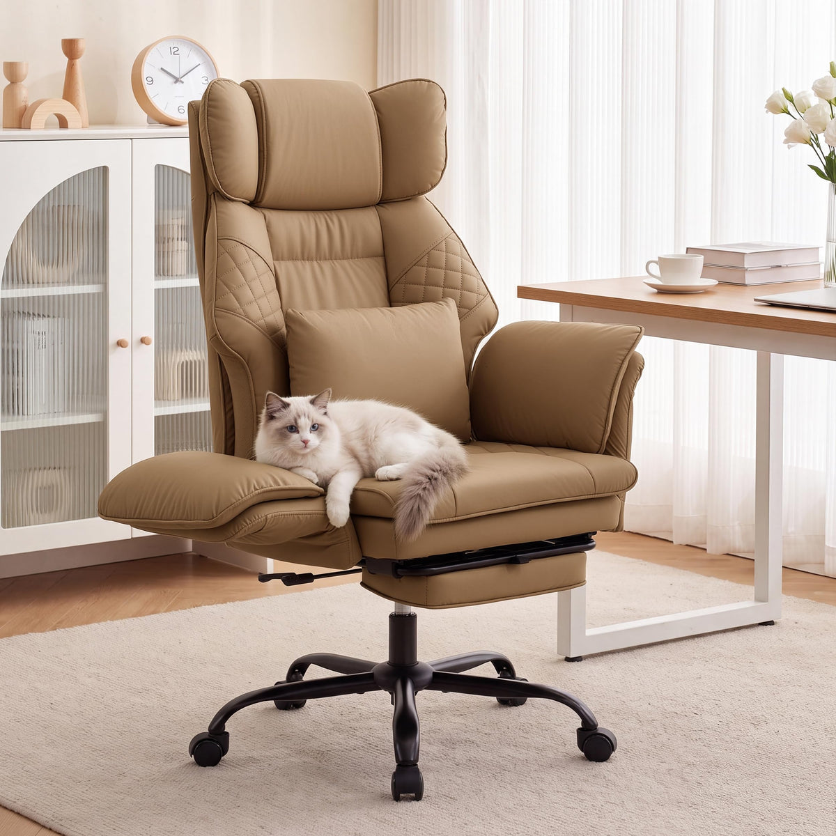 Criss Cross Chair with Flip Armrests L56119
